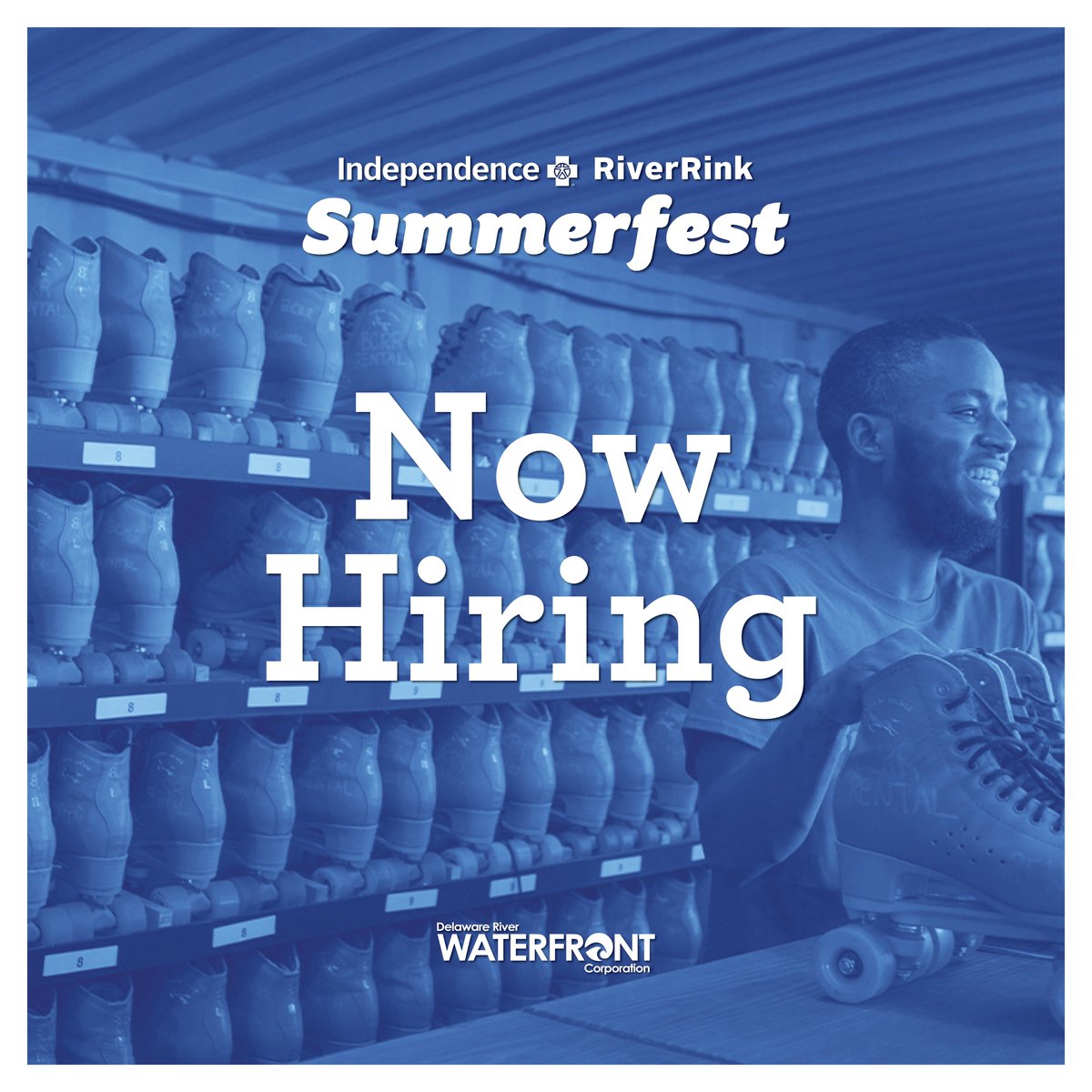 NOW HIRING! Looking for a summer job? We have several openings for the upcoming season of #RiverRink Summerfest, Philly’s favorite outdoor carnival and roller rink! Apply today. 

bit.ly/3sZoOuv 

#MyPhillyWaterfront #RiverRink #PhillyJobs #NowHiring