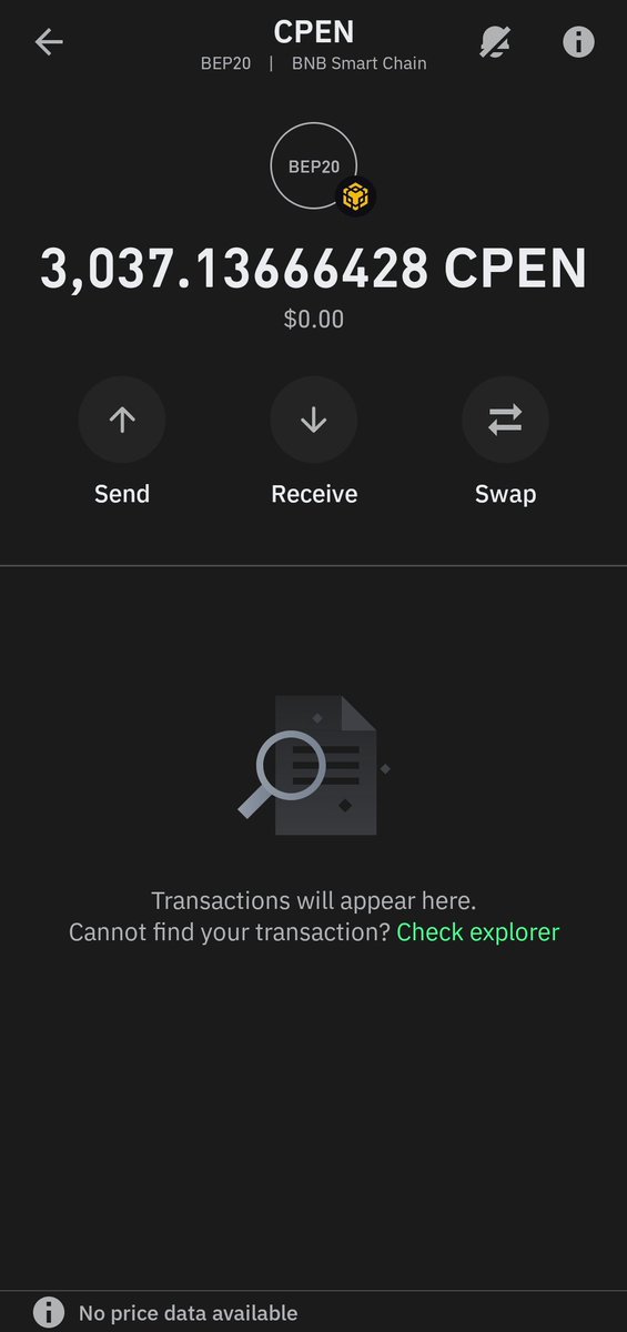 ImmaCrypt201's tweet photo. @WEEX_Official @cPenCoreTeam My came on trustwallet https://t.co/QEGgVLdid2
