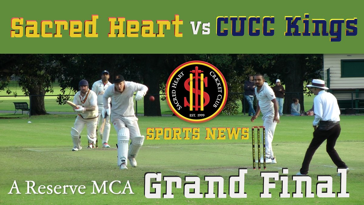 Video Highlights of last weekend's MCA A-Reserve Grand Final between Sacred Heart and CUCC Kings at Cordner Oval. Winner promoted to A Grade youtu.be/0F1wW7bU6gU?si… #cricket #Melbourne #southyarra