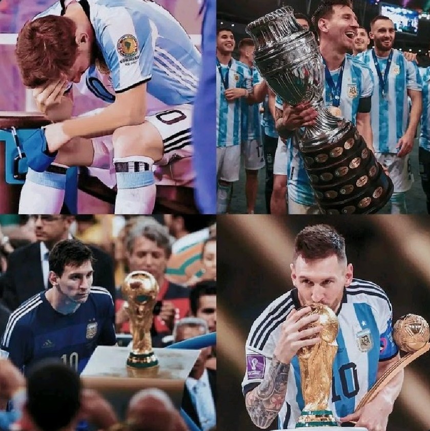 O futebol foi justo com LIONEL MESSI. 💙