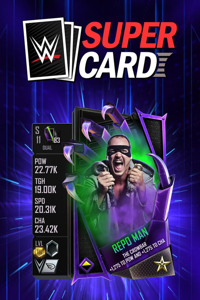 Probably the easiest F3 I've done in a while.... @wwesupercard #wwesupercard