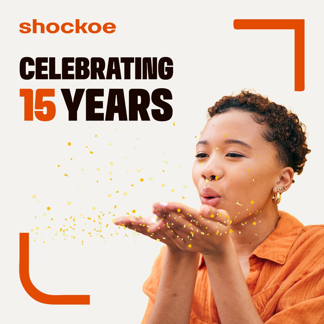 Shockoe's tweet image. 15 years of creating digital magic! ✨ We&apos;re celebrating a milestone anniversary and reflecting on the incredible journey. Thank you to our clients and team for making it all possible. Here&apos;s to many more years of innovation! #15Years #DigitalExperiences #Anniversary