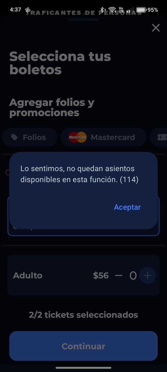 IvanHdzG22's tweet photo. Nefasta la aplicación @Cinepolis desde que la descargué no me ha dejado hacer ni una compra. La sala está  vacía y me aparece ese mensaje. @AyudaCinepolis https://t.co/B8X2bHEXWw