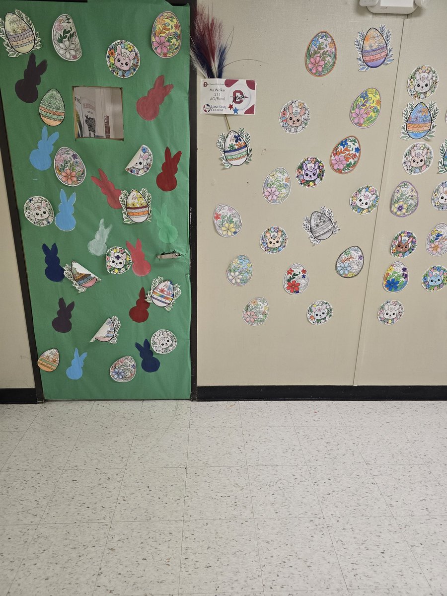 Brandi Smith (@brandismith_edu) on Twitter photo The <a href="/CISD_C9/">Cleveland Ninth Grade Center (C9)</a> CTE hallway makes me smile! They are always so festive! 🐰 #BEC9 The <a href="/CISD_C9/">Cleveland Ninth Grade Center (C9)</a> CTE hallway makes me smile! They are always so festive! 🐰 #BEC9