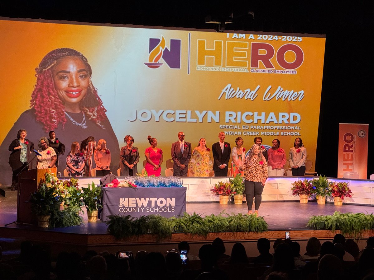 Congratulations Ms. Richard our 2025 NCS HERO