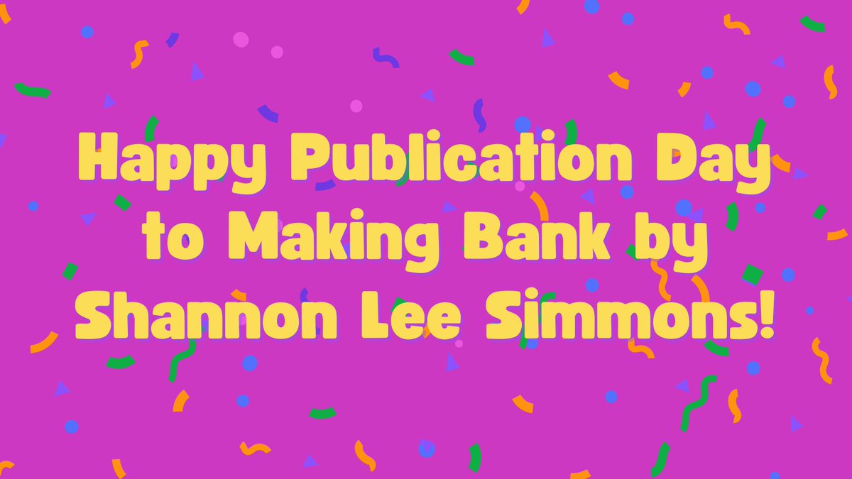 New School Finance (@nschoolfinance) on Twitter photo Happy publication day to our very own <a href="/shanleesimmons/">Shannon Lee Simmons, CFP</a>, on the release of her fourth book MAKING BANK❣️❣️❣️
Our team is so proud of you and all of your hard work. If you haven't grabbed a copy yet, head over to bit.ly/ss-makingbank now to snag one! 💫
#makingbankread Happy publication day to our very own <a href="/shanleesimmons/">Shannon Lee Simmons, CFP</a>, on the release of her fourth book MAKING BANK❣️❣️❣️
Our team is so proud of you and all of your hard work. If you haven't grabbed a copy yet, head over to bit.ly/ss-makingbank now to snag one! 💫
#makingbankread
