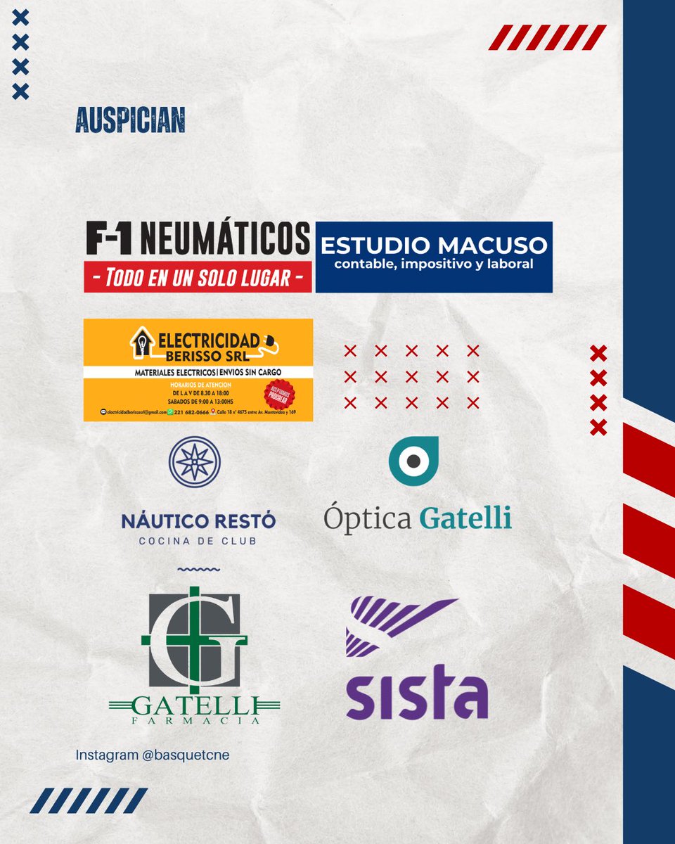 Juega la Primera y con transmisión!

🗓️ jueves 3
⏰ 21.30hs
⛹🏻‍♂️ Sud América

📍 528 e/ 4 y 5

¡Vamos los pibes! 💙♥️

seguilo en vivo por el canal de YouTube del Suda
- /clubsudamericadetolosa

ph <a href="/_delfimonaco/">Delfina🎙</a> 

Auspician…