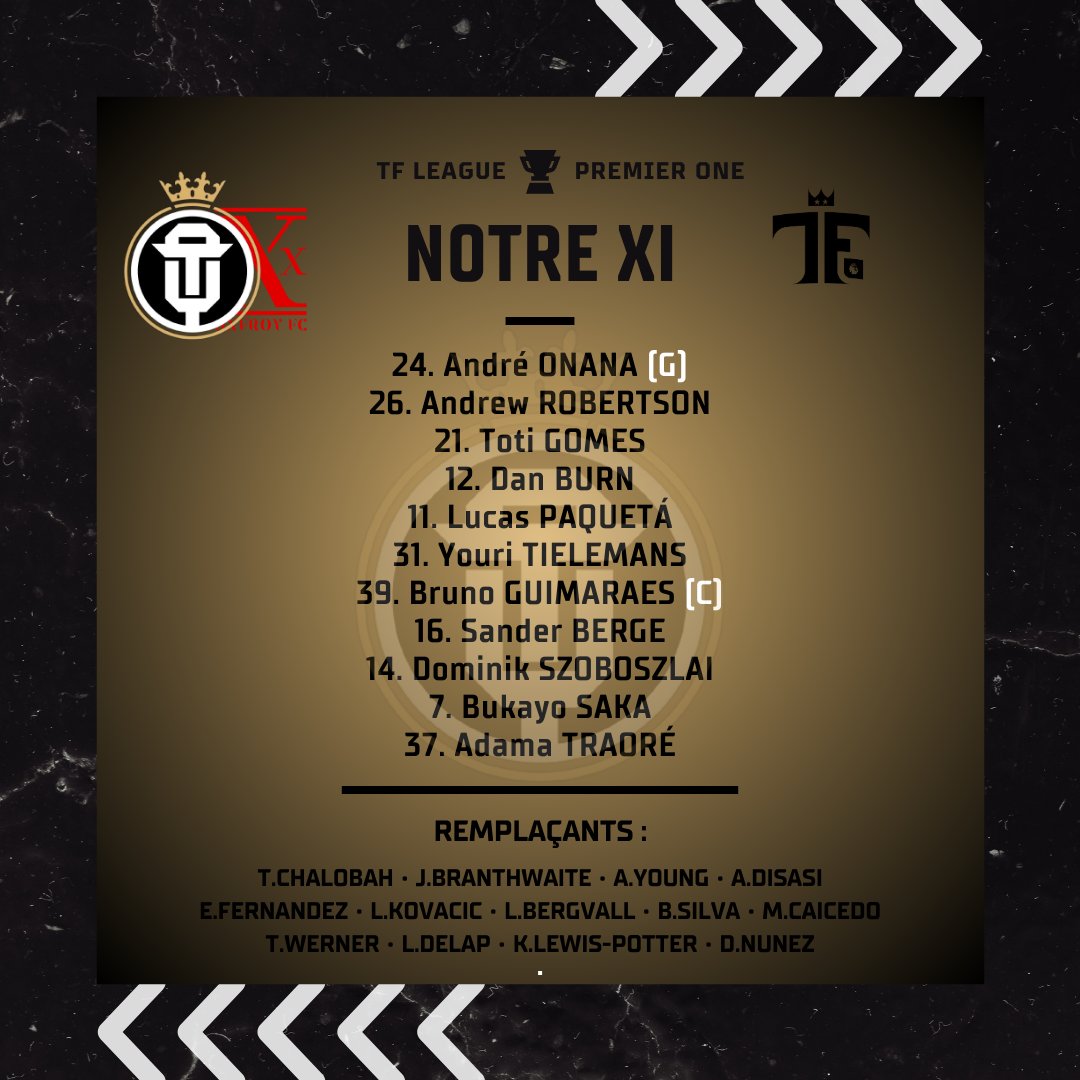 Olympique Tréfor (@olympiquetrefor) on Twitter photo La compo de nos Lemurs pour ce duel face à l'<a href="/OnfroyFC_Off/">Onfroy Football Club</a> !
#OFCOT
#ComeOnLemurs La compo de nos Lemurs pour ce duel face à l'<a href="/OnfroyFC_Off/">Onfroy Football Club</a> !
#OFCOT
#ComeOnLemurs