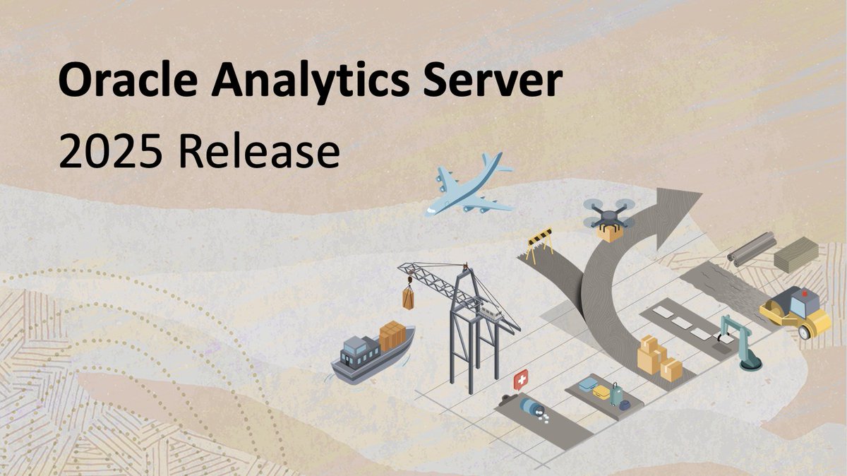 NicolaiOracle's tweet image. Announcing the availability of #OracleAnalytics Server (#OAS) 2025, with 100+ new capabilities  ranging from enhanced visual interaction to simplified data modeling, AI-accelerated delivery of insights, and streamlined administration. social.ora.cl/6017FnIxN