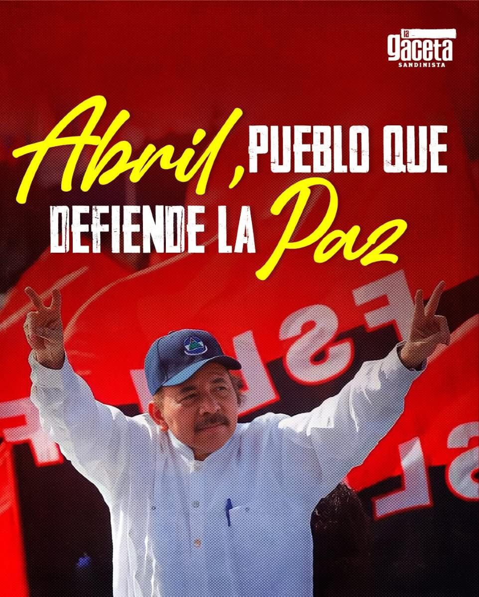 “Como pueblo inteligente, como pueblo de Dios, sabemos que defender la paz es nuestro deber, nuestra responsabilidad, pero además, es lo que nos permite avanzar hacia esa Nicaragua de bienestar para Tod@s”.  Cra. Rosario
#NoPudieronNiPodrán #FSLNAbrilVictorioso
#PLOMO19