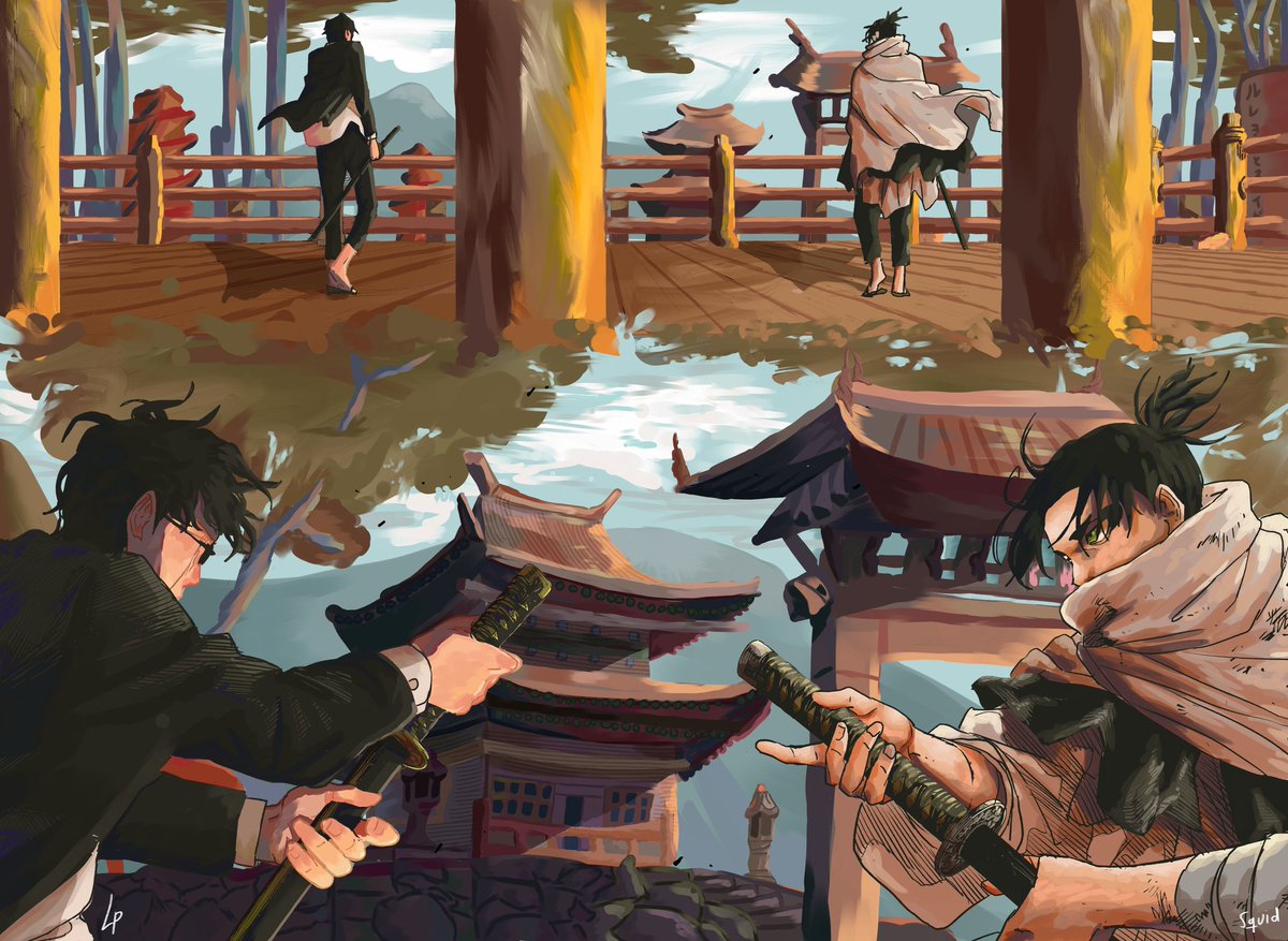 LiphoDraws's tweet image. Samura vs Uruha

Collab with a friend of mine.

#kagurabachi #カグラバチ