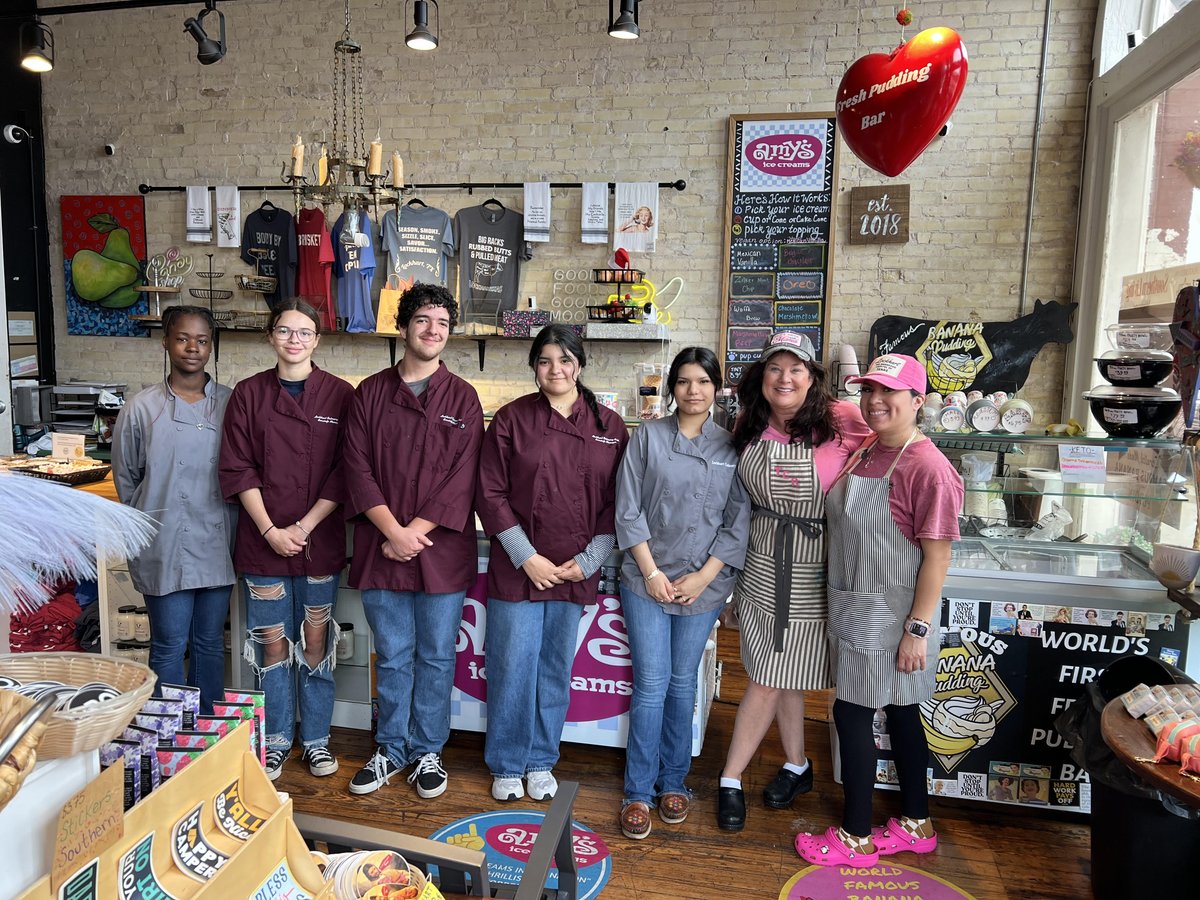 LHS Culinary got a behind-the-scenes tour of the famous Culinary Room &amp; the newly opened Bread &amp; Thorn.  It is amazing to hear the pathway that each food business took to open the doors &amp; continue to increase their business. Students also were able to eat at Market Street Cafe.