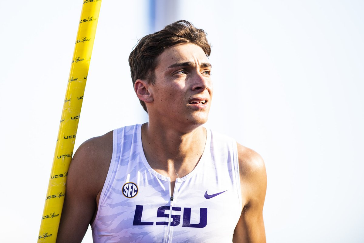 BREAKING: Two-time Olympic Champion in pole vault, Mondo Duplantis, is returning to LSU to focus on his sprinting career.

He will open his outdoor season this weekend at the Battle on the Beach.

📄 lsul.su/41c24KBs1