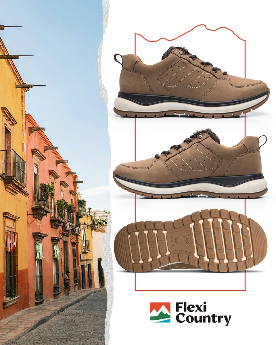 Desde calles empedradas hasta senderos de montaña, el Estilo 401010 Taupe flxi.co/4i0pvMF te ofrece comodidad y soporte en cada paso.