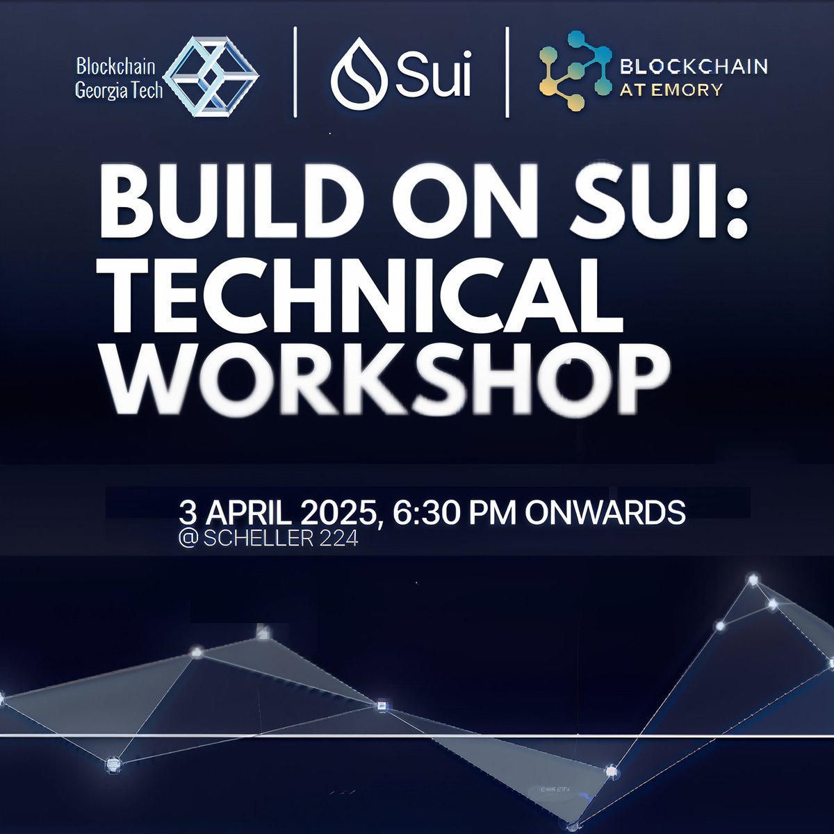 Blockchain_GT's tweet image. Join Blockchain @ GT, @SuiNetwork, and @BlockchainEmory for a hands-on Sui Network technical workshop. Sui is a layer-1 blockchain platform created to enable quick, private, safe, and universal access to digital assets. Discover and dig deep into Sui's ecosystem, robust tech…