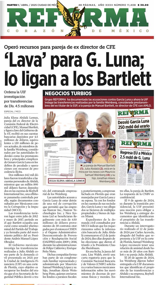 Manuel Bartlett, intocable.
Rubén Rocha, intocable.
Francisco Garduño, intocable. 
Alejandro Gertz Manero, intocable.
Mario Delgado, intocable.
Salvador Cienfuegos, intocable.
Cuauhtémoc Blanco, intocable.
Félix Salgado Macedonio, intocable.
etc. etc. etc. 

Pero te piden que