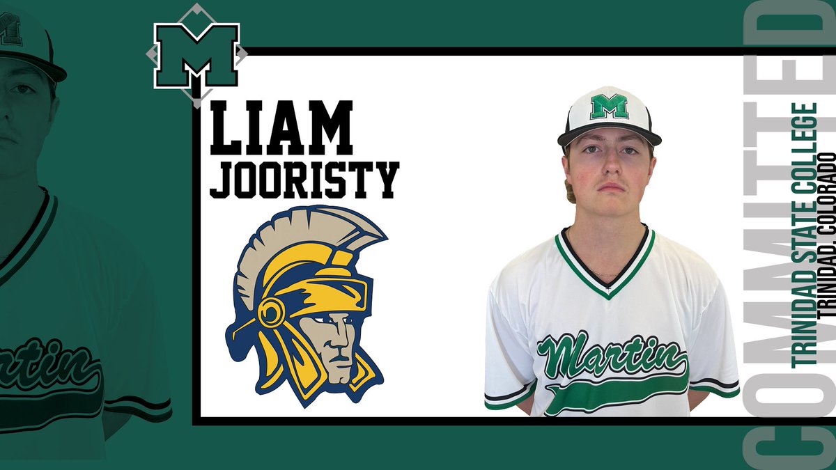 Martin Academy (@martinacademy_) on Twitter photo CONGRATULATIONS to Liam Joorisity on committing to <a href="/trinidadstate/">trinidadstate</a> in Trinidad, Colorado. Liam will be entering the Line Technician Program and begin his college baseball career with @tsjc_baseball in the fall of 2025. We wish Liam all the best! CONGRATULATIONS to Liam Joorisity on committing to <a href="/trinidadstate/">trinidadstate</a> in Trinidad, Colorado. Liam will be entering the Line Technician Program and begin his college baseball career with @tsjc_baseball in the fall of 2025. We wish Liam all the best!