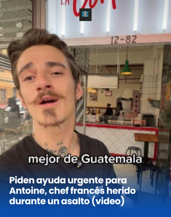 soy_502's tweet photo. Piden ayuda urgente para Antoine, chef francés herido durante un asalto

El chef francés necesita donadores de sangre de cualquier tipo para su proceso de recuperación.

Así puedes apoyar:
https://t.co/wY8YHAgeVS https://t.co/HF8u6rMcRK