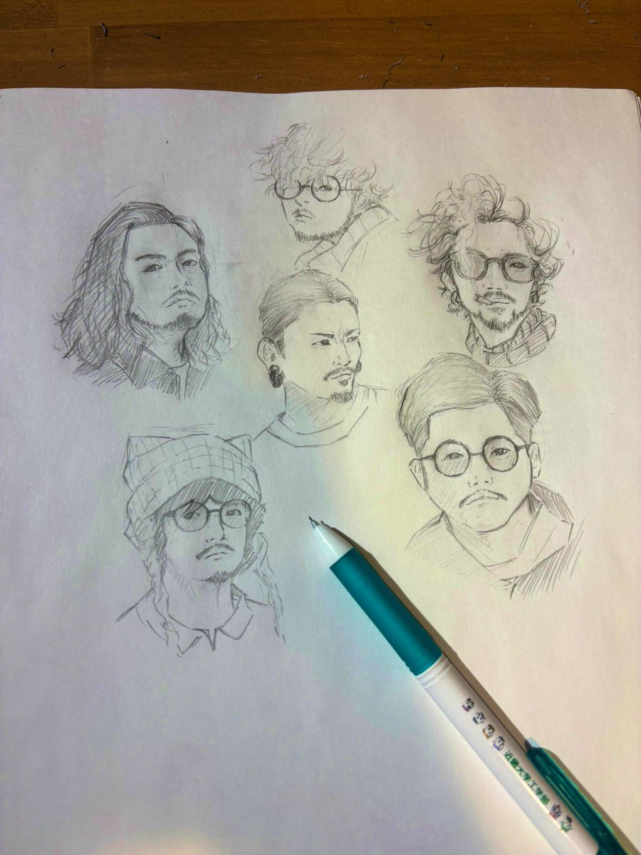 髭ー
リクエストあったら描く！
#音楽好きと繋がりたい　#落書き