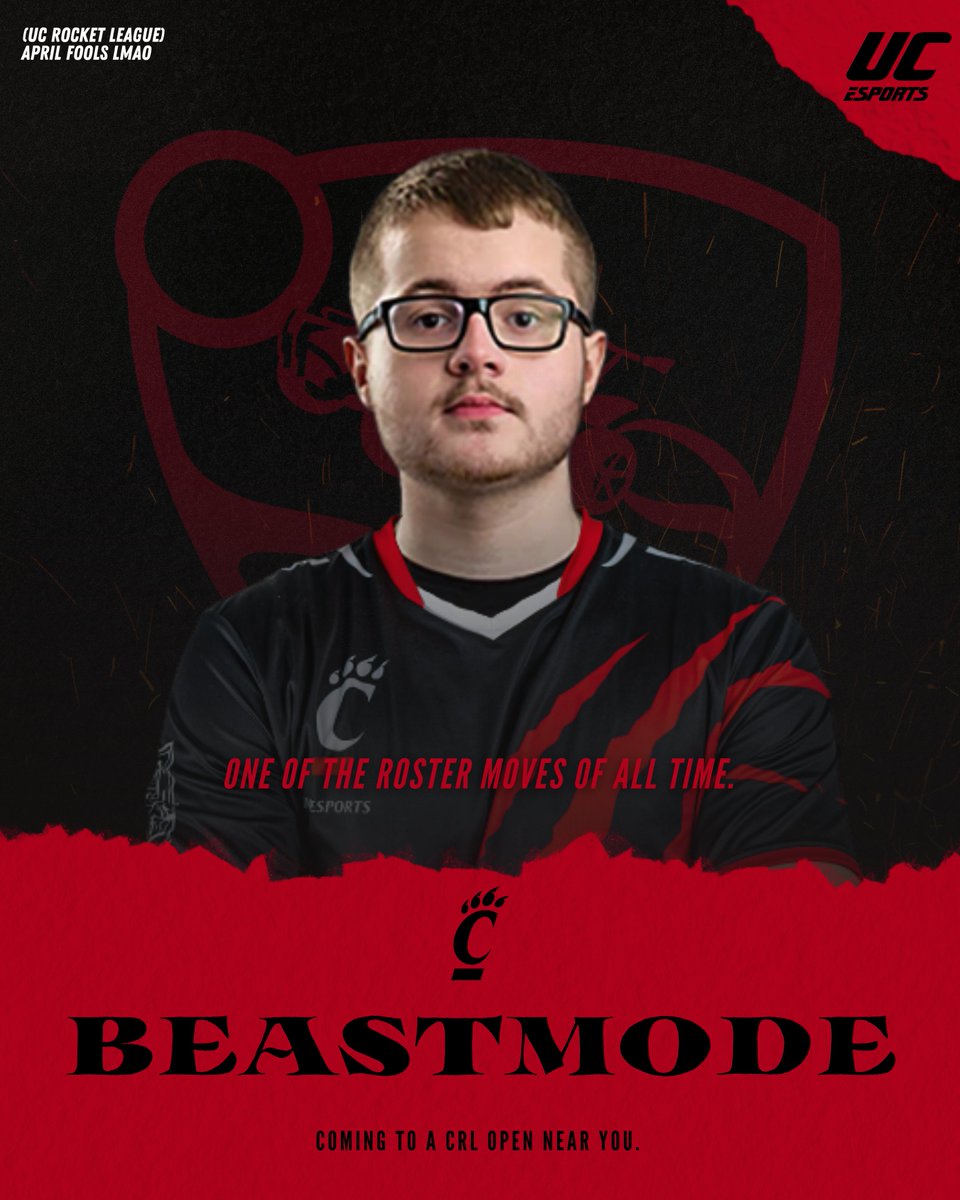 We've heard the rumors, and we're here to confirm they're true:

Please welcome BeastMode to Cincinnati Rocket League. 💯