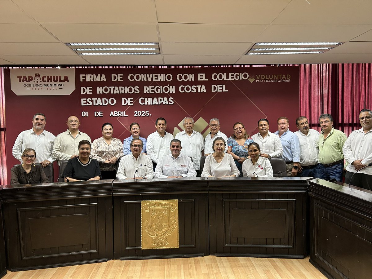 En la firma del Convenio con el presidente <a href="/yamilmelgar/">Yamil Melgar</a> #Tapachula