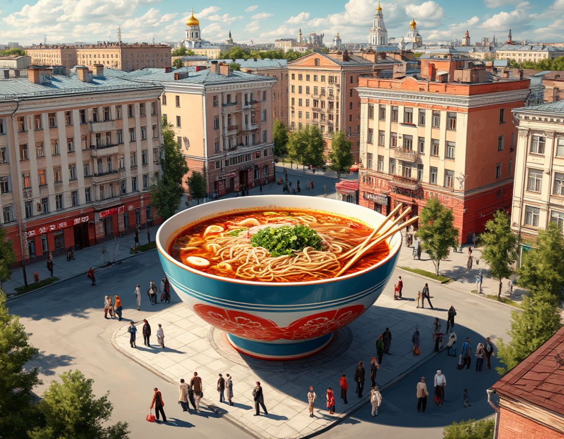 Как нейросети видят города Подмосковья:
-Раменское