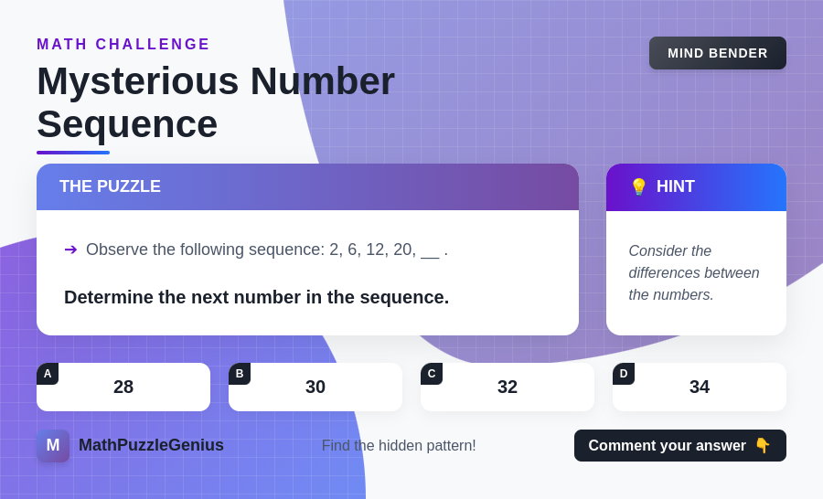 ThinkSolveNow's tweet image. Okay mathletes, who&apos;s ready for a brain workout? 💪 Can you crack this number sequence? 🤔 Drop your answer below! 👇 #mathpuzzle #brainteaser #numbersequence