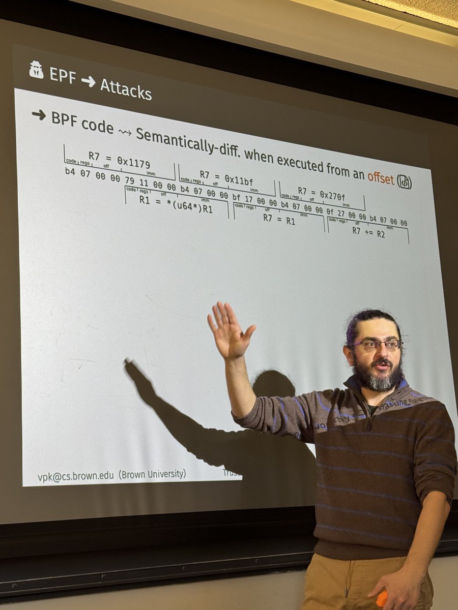 chbpap's tweet image. Exciting talk today at @YaleCSDept by @BrownCSDept Professor @vkemerlis on software hardening and kernel security!
