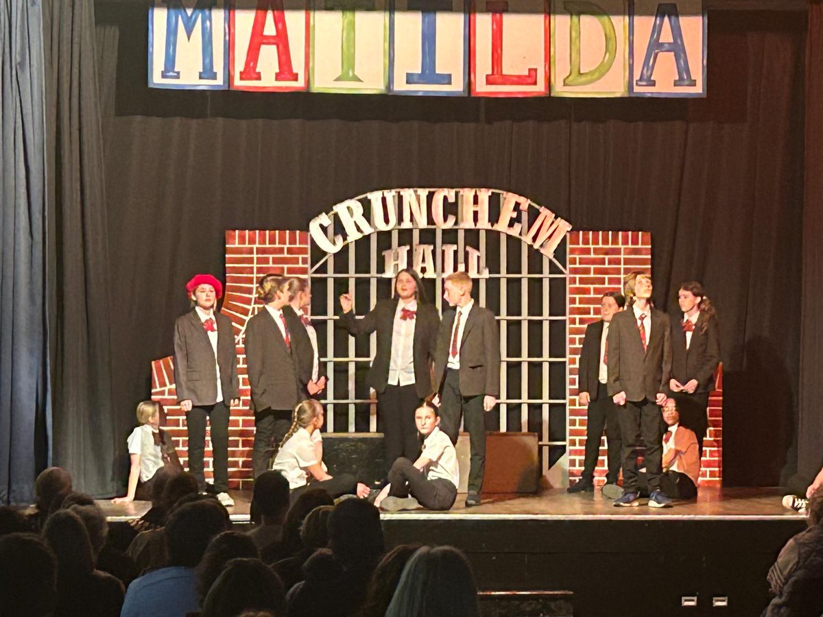 CHA’s production of Matilda Jr The Musical, April 2025. 
Thank you to all our amazing students and staff who put this fantastic show together and to everyone who came along tonight  to support them. Standing room only! We go again tomorrow 🎭
