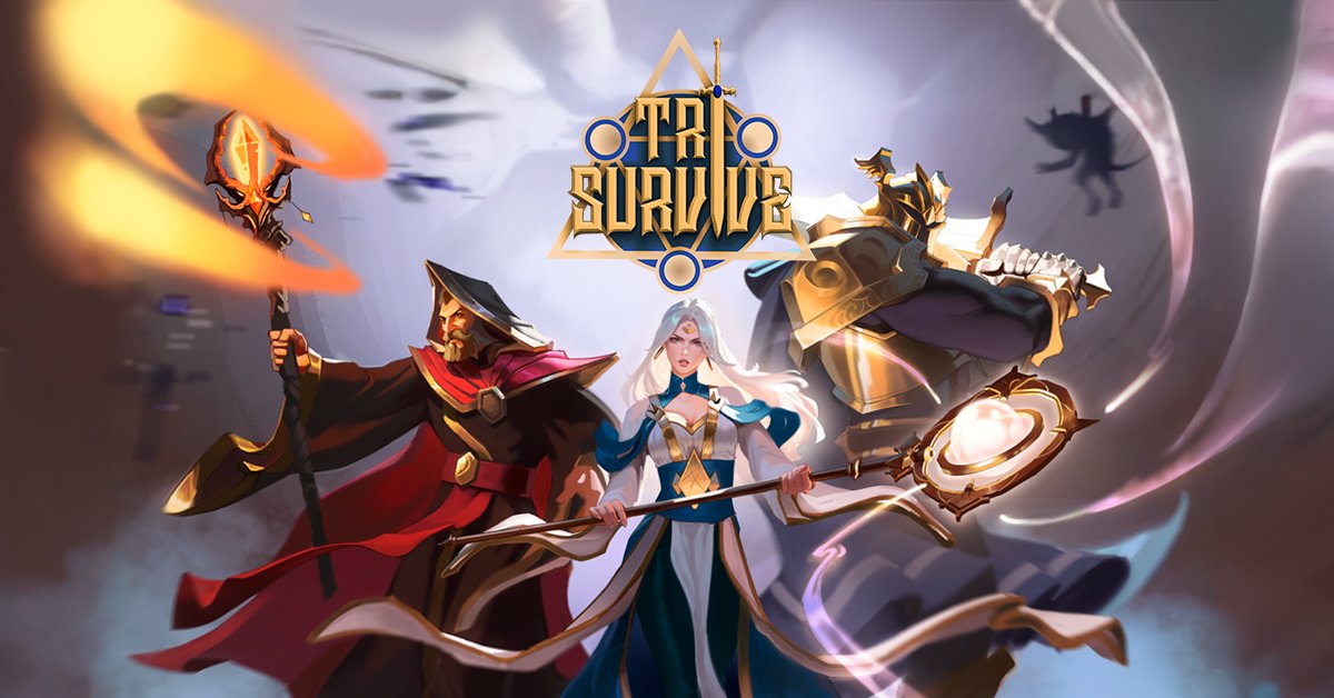 Not all roguelites are created equal! In Tri Survive, every battle is a test of strategy as you lead three heroes against an unstoppable invasion. Wishlist now: store.steampowered.com/app/3072970/Tr…

#indiedev #indiegame #roguelite #TrailerTuesday #IndieGameTrends #IndieWatch #rpg
