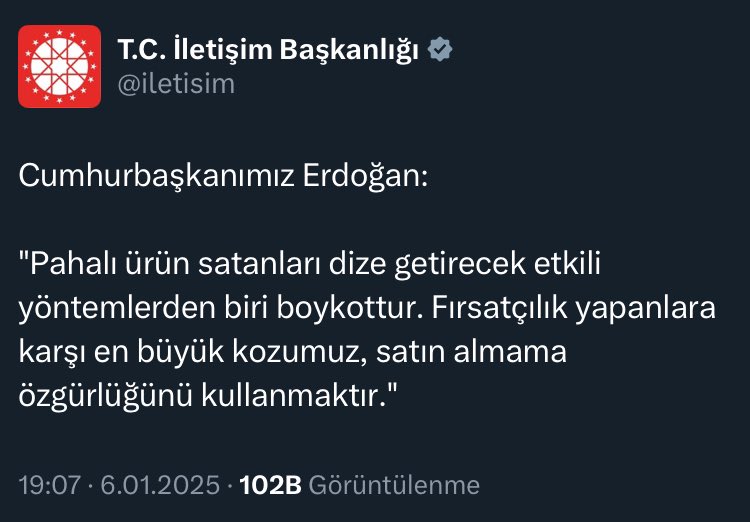 Ne güzel de söylemiş; “Satın almama özgürlüğü”…