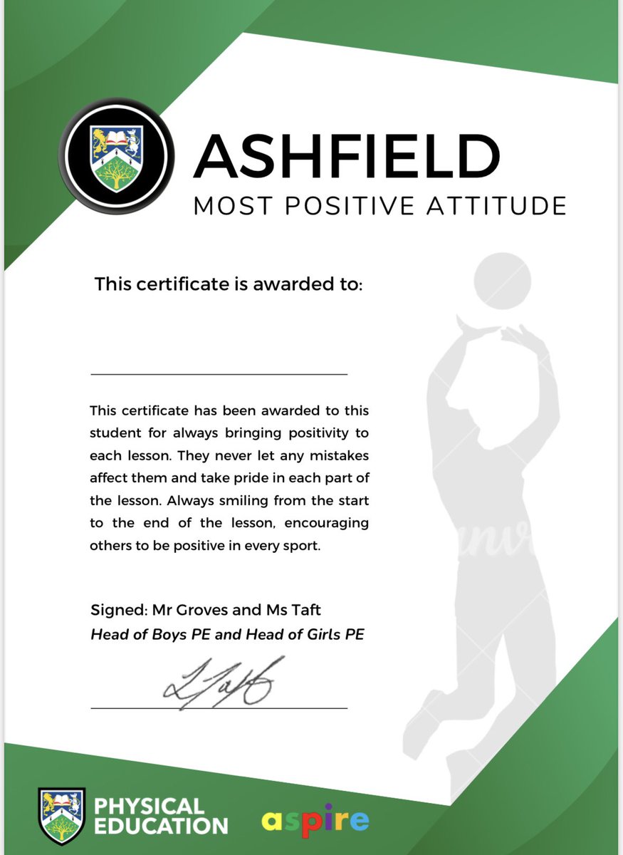 Ashfield PE Fac tweet media