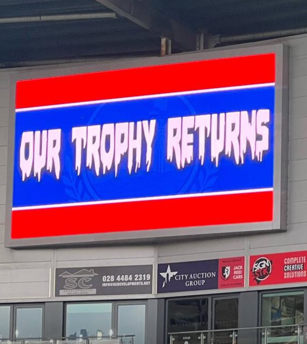 Out Of Context Linfield tweet media