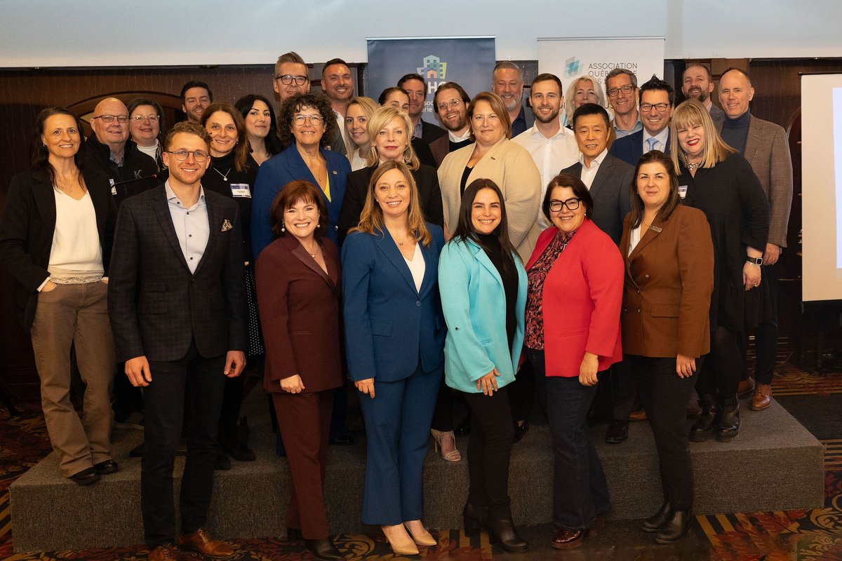 #JournéesDeRayonnement2025 

Un grand merci à <a href="/caroaubureau/">Caroline Proulx</a>, ministre du Tourisme, pour son inspirante conférence d’ouverture de notre évènement, soulignant le rôle essentiel de l’hôtellerie et des spas, véritable colonne vertébrale du tourisme et de l’économie québécoise.