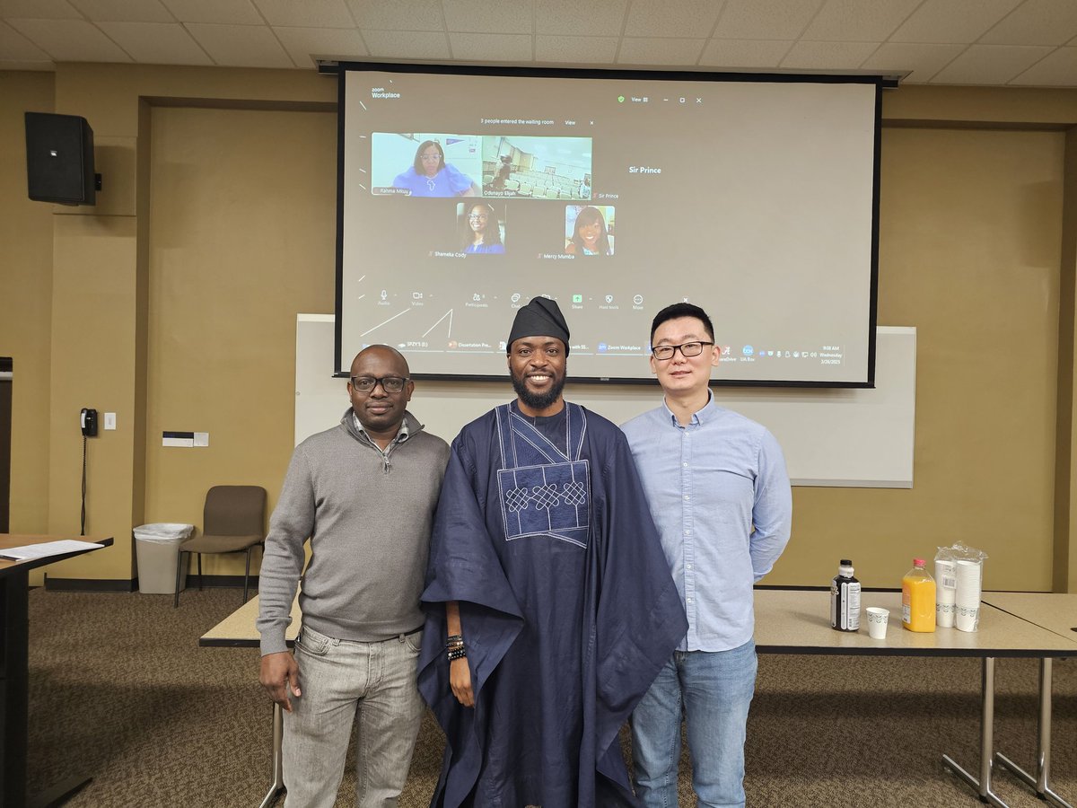 OdunnataSpzy's tweet photo. #PHinisheD!!!
A journey full of deep nadirs and climaxing zeniths has come to an end.
Thankful to God and all humans involved for the experience, guidance, lessons, and eventually success.
#PHinally #PHDone #DoctorModeActivated #CitedNotAddicted #PersistenceHasDelivered https://t.co/KIXoOqaWAw