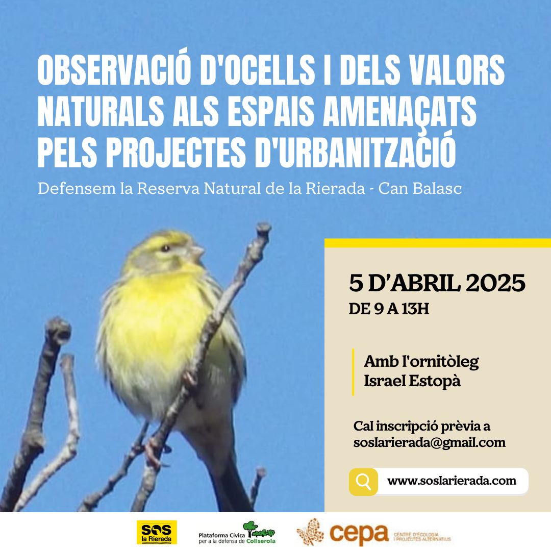 Encara tenim alguna plaça per aquesta activitat, el proper dissabte