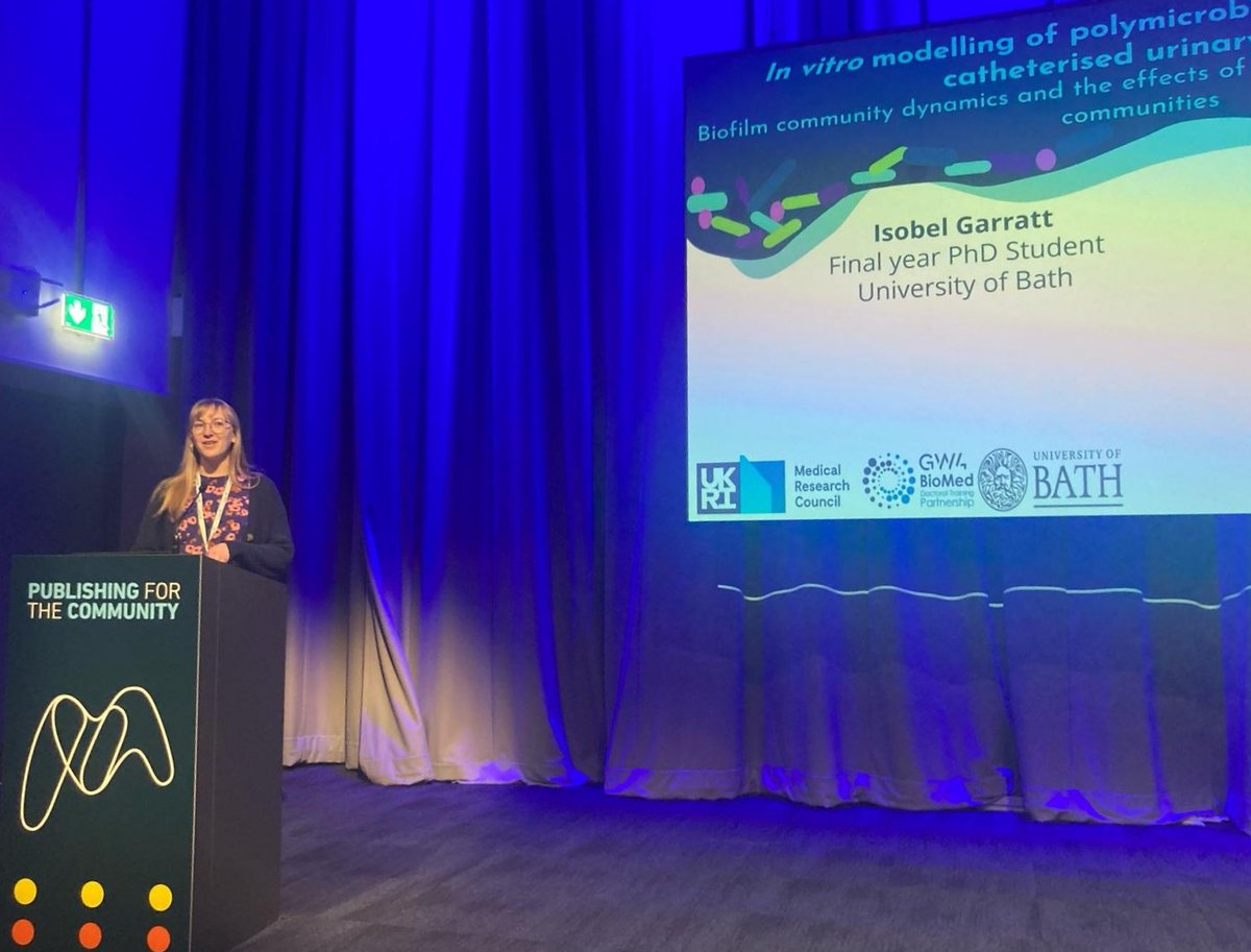 Isobel (@isobelmicro) on Twitter photo Had a fab time presenting a flash talk at #microbio25 in the urogenital microbes session this afternoon. If you love a good biofilm or polymicrobial communities and want to find out more, I'd love to chat at my poster tomorrow - B086 👩🏼🏫 <a href="/MicrobioSoc/">Microbiology Society</a> Had a fab time presenting a flash talk at #microbio25 in the urogenital microbes session this afternoon. If you love a good biofilm or polymicrobial communities and want to find out more, I'd love to chat at my poster tomorrow - B086 👩🏼🏫 <a href="/MicrobioSoc/">Microbiology Society</a>