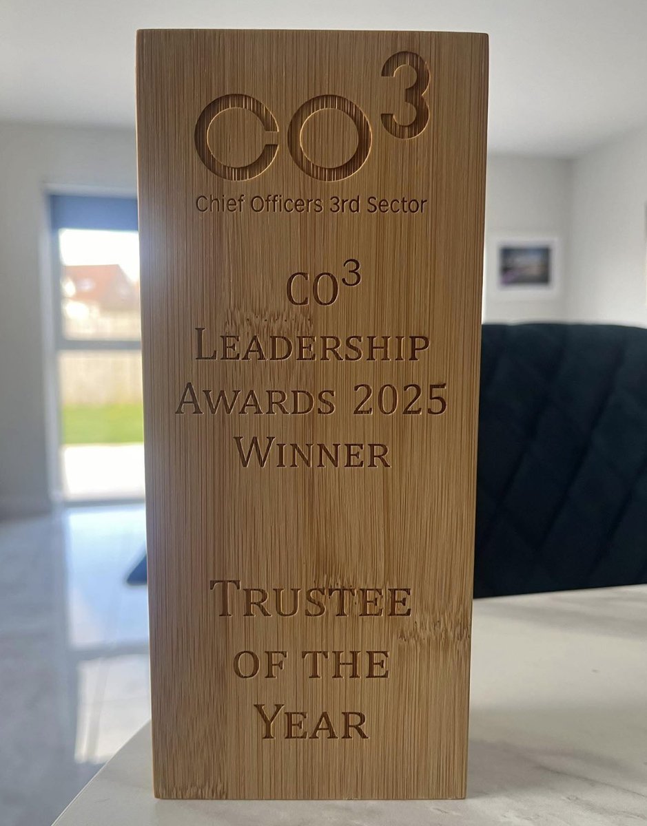 Attended the CO3 Awards last Thursday ….. and ended up winning Trustee of the Year award for my volunteer work at the Downpatrick and County Down Railway Society.