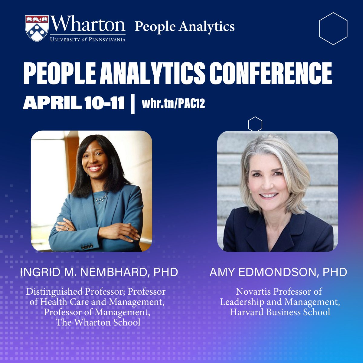 Wharton People Analytics (@whartonpa) on Twitter photo Can teams learn to fail well?
At #PAC12, <a href="/AmyCEdmondson/">Amy Edmondson</a> & Ingrid Nembhard explore how psychological safety + learning from failure can drive innovation.
Don’t miss this powerful fireside chat: “Failing Forward: The Science of Learning from Mistakes.”
whr.tn/PAC12 Can teams learn to fail well?
At #PAC12, <a href="/AmyCEdmondson/">Amy Edmondson</a> & Ingrid Nembhard explore how psychological safety + learning from failure can drive innovation.
Don’t miss this powerful fireside chat: “Failing Forward: The Science of Learning from Mistakes.”
whr.tn/PAC12