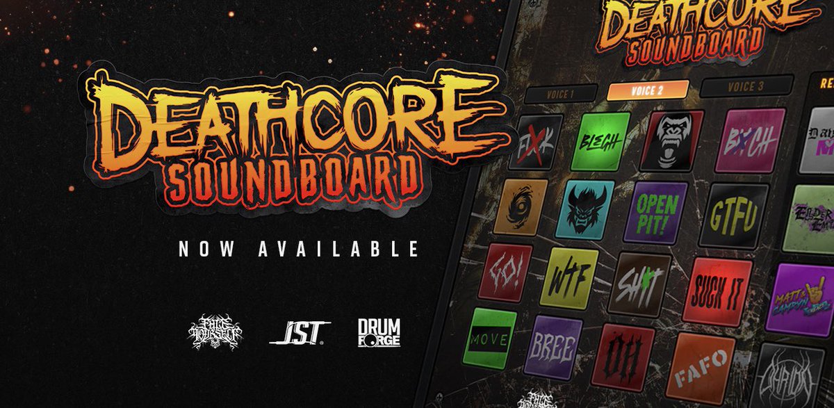 Deathcore Soundboard now available! joeysturgistones.com/products/death…