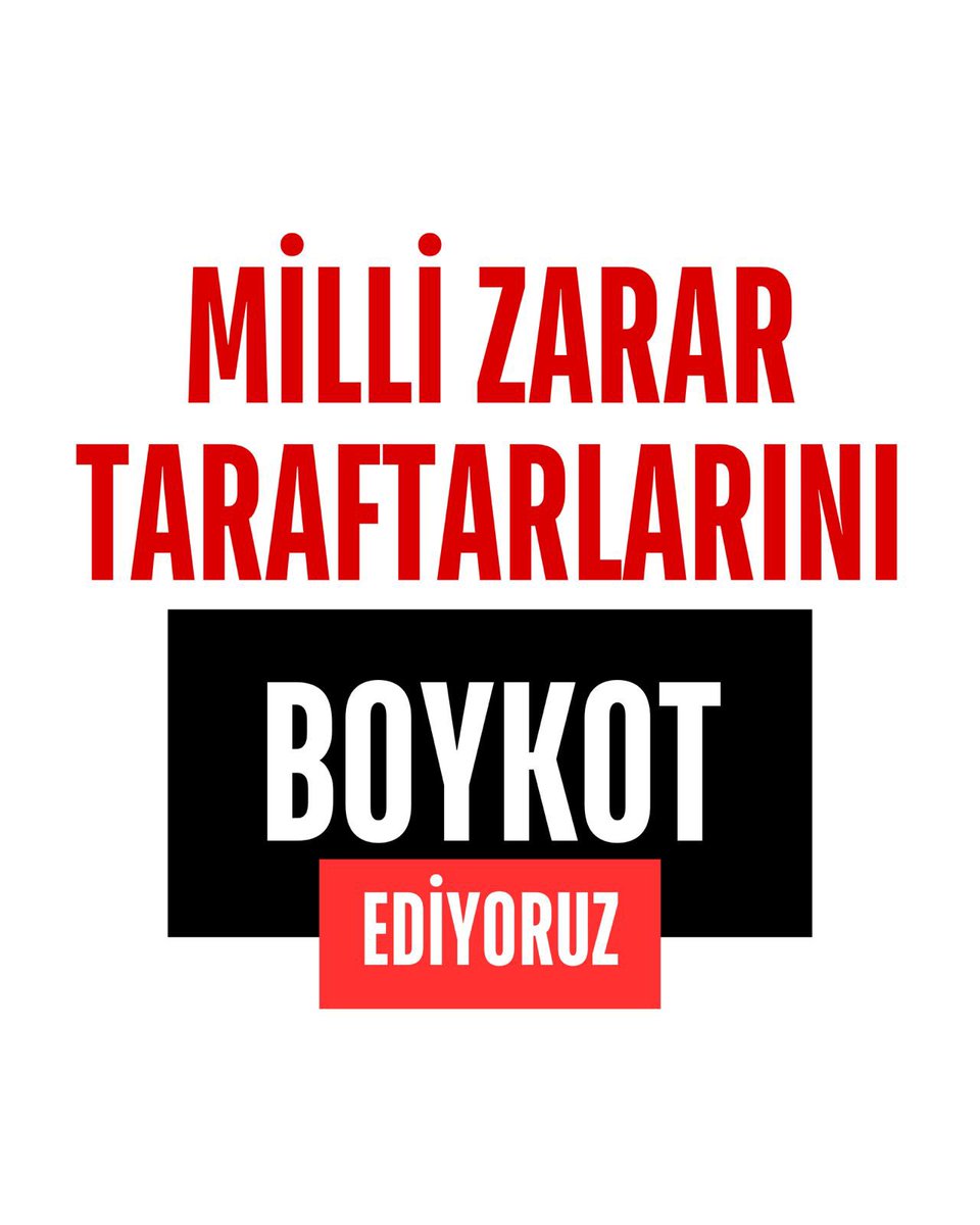 #BoykotDeğilMilliZarar