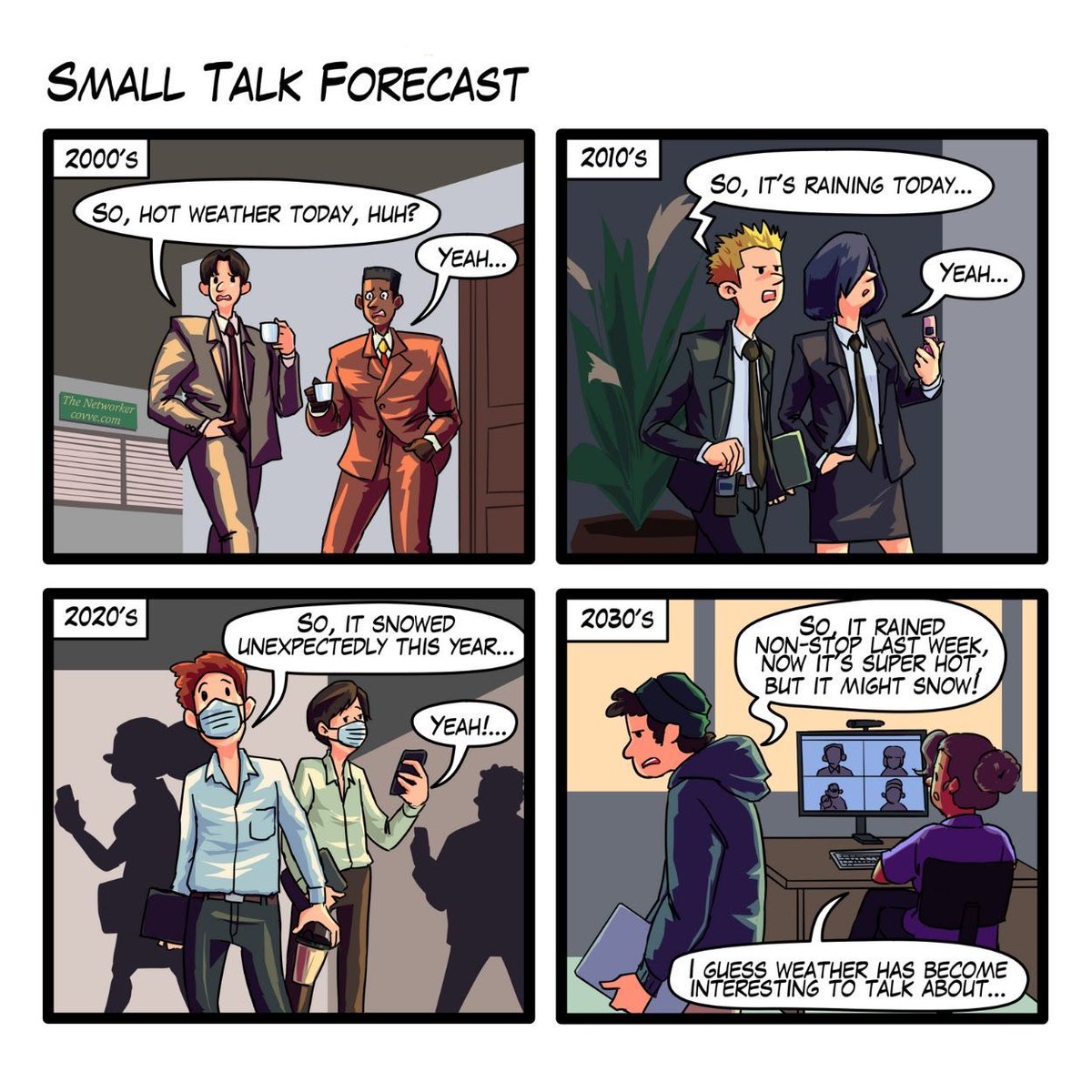 POV: You finally say “Nice weather today, huh?” and suddenly you're in a 20-minute conversation about favorite movies, and life goals.

Subscribe to the Networker for more insights on connections and nurturing relationships. bit.ly/covveinsights

#ConnectionStarter