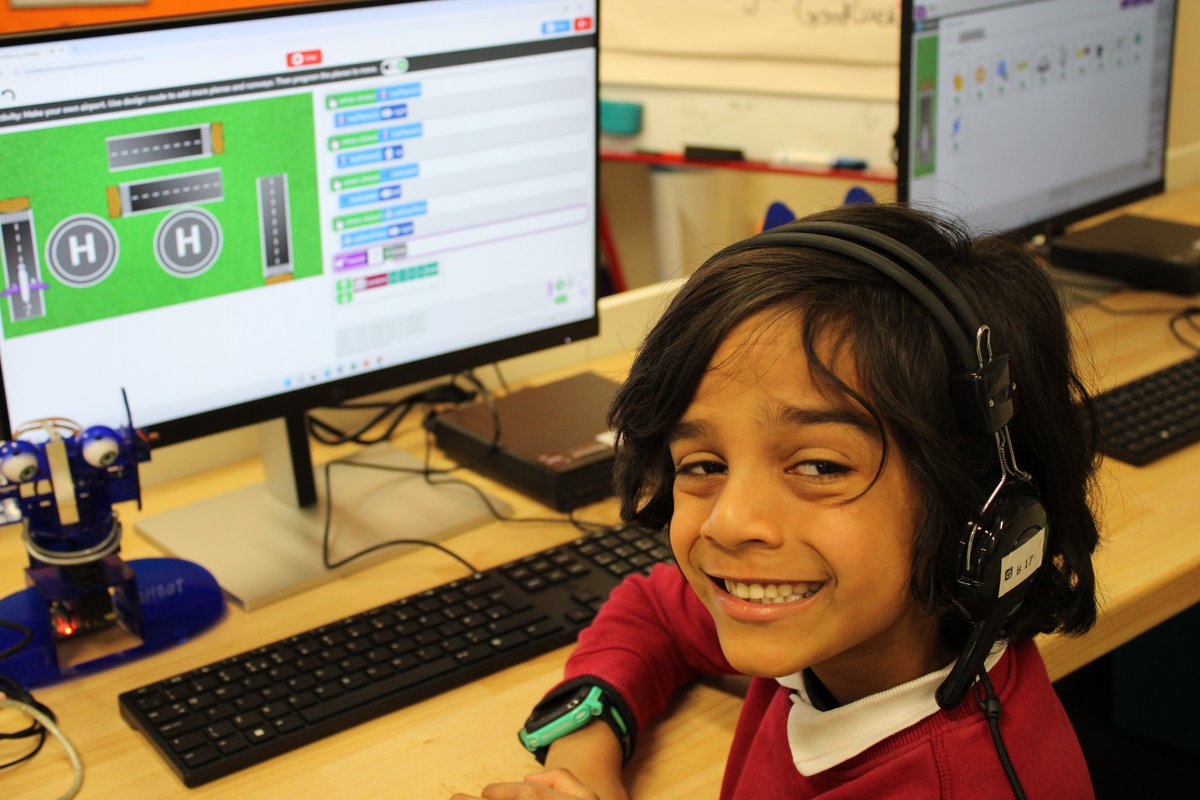 Mrs Harris (@computing_cvs) on Twitter photo Year 2 at the beginning of their #CodingJourney
๐ซThey are loving #Coding using 2Code on Purple Mash. The Air Traffic Control challenges were extremely popular! Great work Year 2. ๐๐
<a href="/2SimpleSoftware/">2Simple ๐ป</a> <a href="/purpleMash/">Purple Mash</a> <a href="/codeorg/">Code.org</a> <a href="/CodeClub/">Code Club</a> Year 2 at the beginning of their #CodingJourney
๐ซThey are loving #Coding using 2Code on Purple Mash. The Air Traffic Control challenges were extremely popular! Great work Year 2. ๐๐
<a href="/2SimpleSoftware/">2Simple ๐ป</a> <a href="/purpleMash/">Purple Mash</a> <a href="/codeorg/">Code.org</a> <a href="/CodeClub/">Code Club</a>
