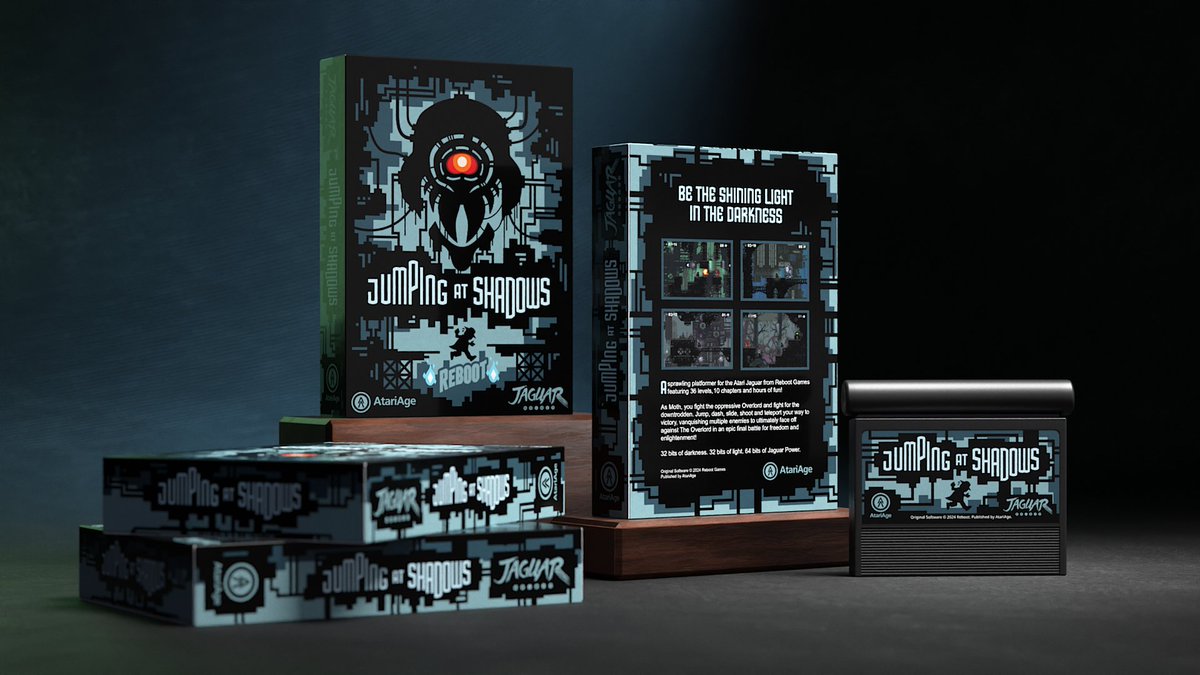 Jumping at Shadows, the highly-acclaimed Reboot Games' platformer for the #AtariJaguar, will be available for purchase at the upcoming #MidwestGamingClassic!

forums.atariage.com/topic/330925-j…