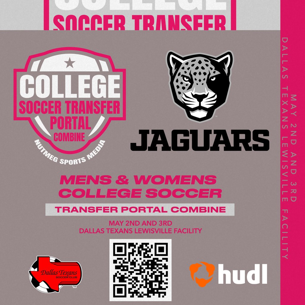 Head Coach Tim Moody is set to be on the sidelines of the TPC looking for future Jaguars.  The list of attending schools grows daily of programs looking to land talented and proven players.

#collegesoccer #transferportal #beseen

<a href="/TAMUSA_WSoccer/">TAMUSA Women's Soccer</a>