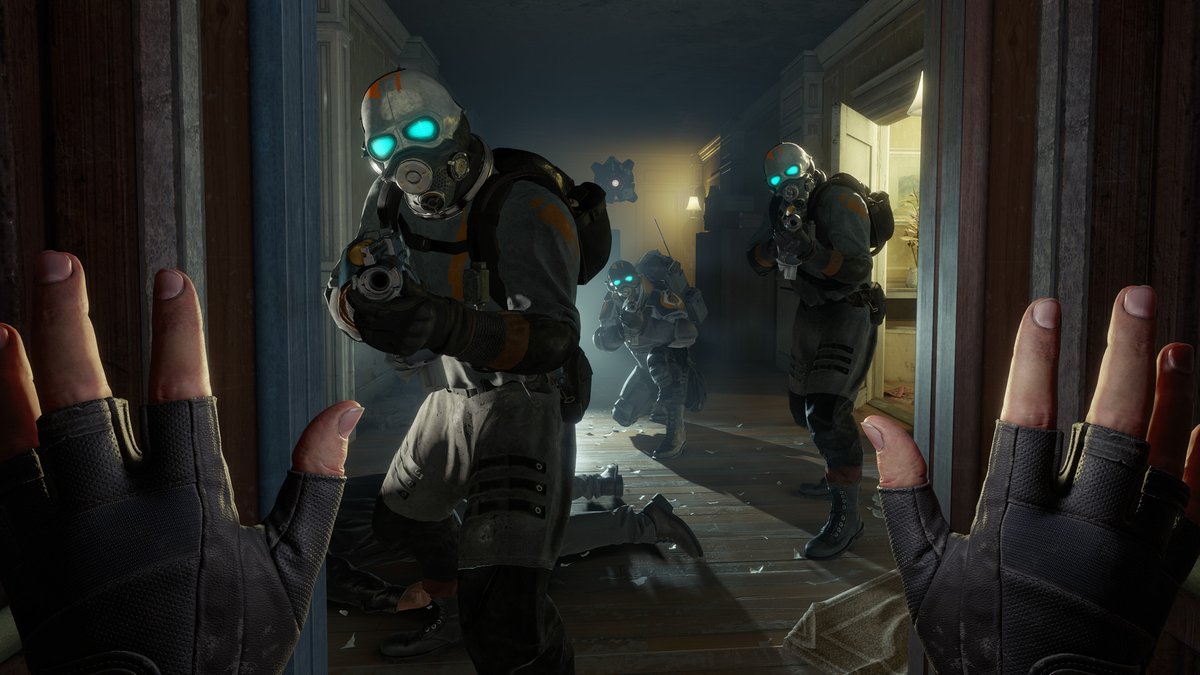richterovertime's tweet image. Gabe Newell confirms next Half-Life games will be VR-only:
"With the recent reaction to HL2 RTX, we've realized the traditional format just feels outdated. Going back to flat-screen Half-Life would feel like a step backwards."