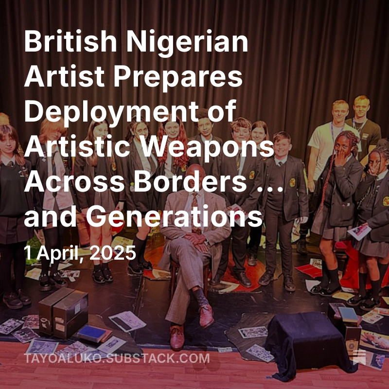 Latest newsletter. open.substack.com/pub/tayoaluko/…?