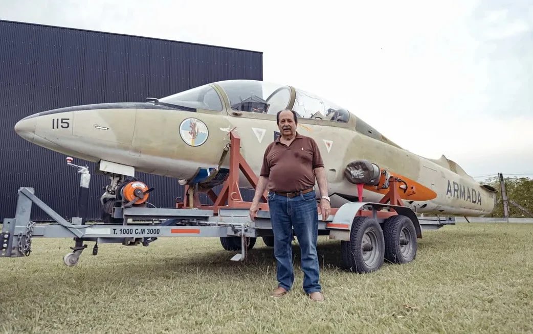canteli_lorenzo's tweet photo. Tras años de gestiones, en 2025 fue repatriado a Sunchales (Provincia de Santa Fe) donde vive nuestro héroe. Ahora será restaurado y exhibido en un museo. https://t.co/tPnMwI6IoQ