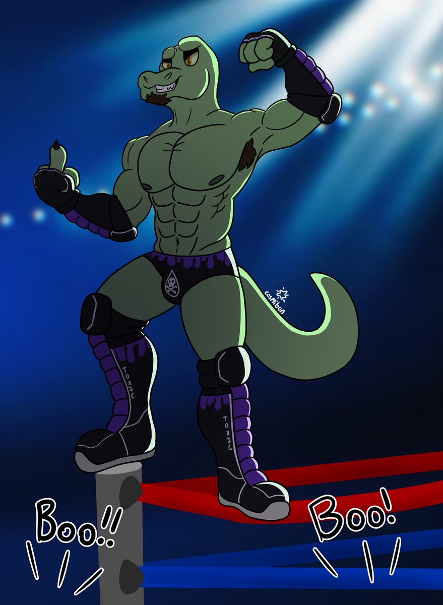 cosmibun's tweet image. Comm for @KnockOutLizard