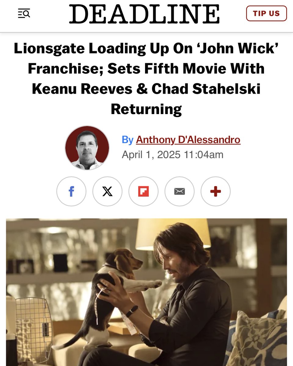 People keep asking if we're back... 

#JohnWick